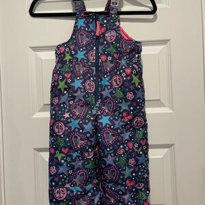 Kids Colorful Patterned Overalls